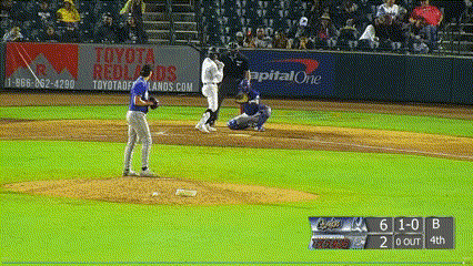 Zyhir Hope diving catch in center field