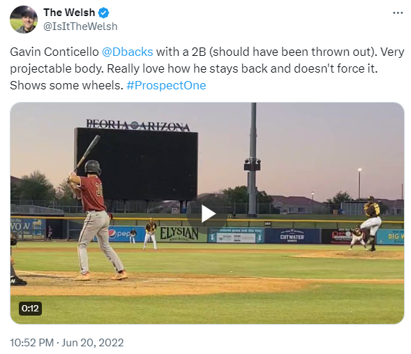 The Welsh tweet on Conticello