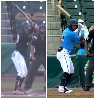 Victor Mesa Jr swing comparison, 2021 vs 2024