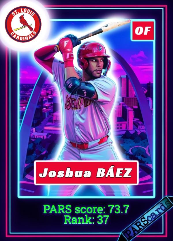 Joshua Báez PARScard — PARS score 73.7, Rank 37