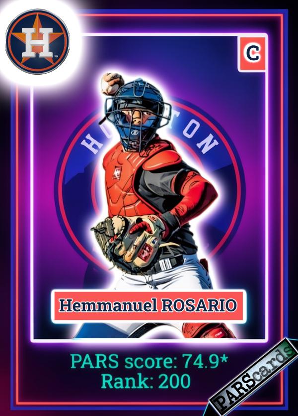 Hemmanuel Rosario PARScard — PARS score 74.9, Rank 200